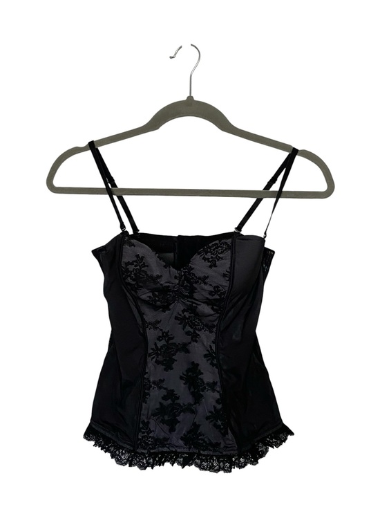 La SENZA Other - La SENZA Women's Black Sexy Lace Bustier Corset Lingerie Top